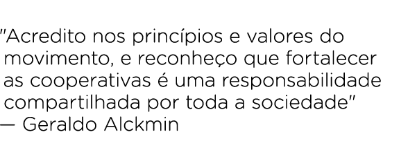 \“Acredito nos princ pios e valores do movimento, e reconhe o que fortalecer as cooperativas  uma responsabilidade c...