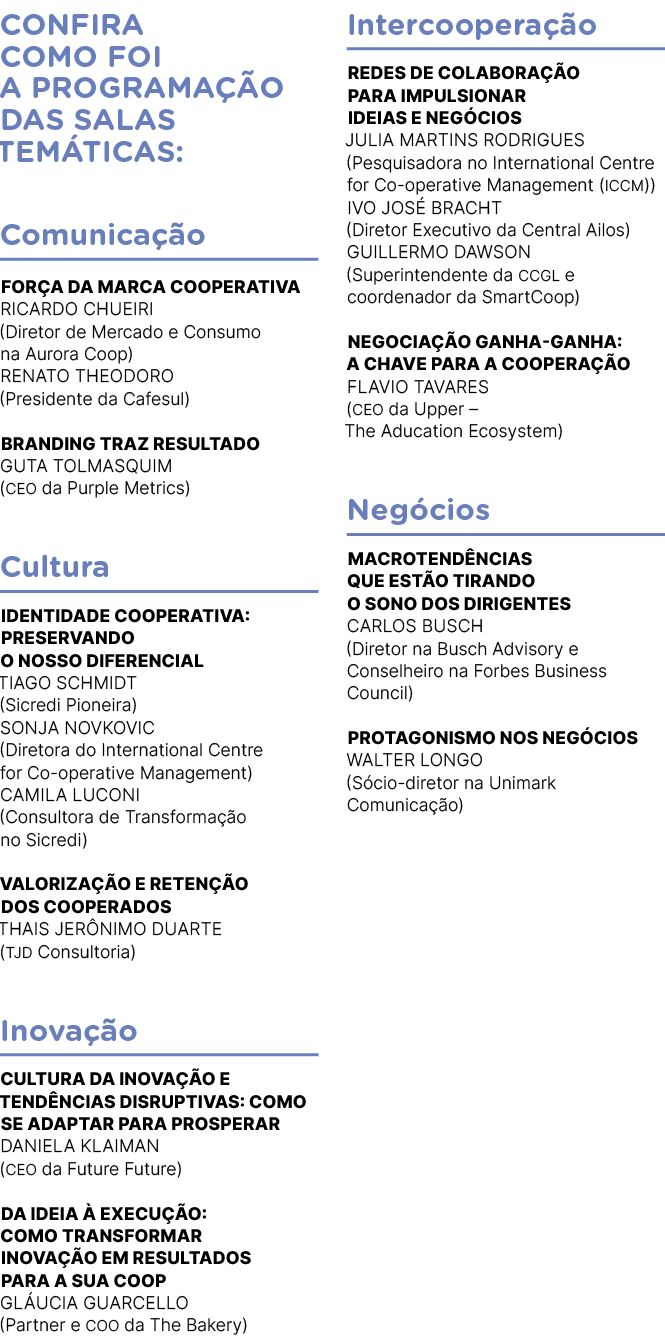 Confira como foi a programa o das salas tem ticas: Comunica  o For a da marca cooperativa Ricardo Chueiri (Diretor d...