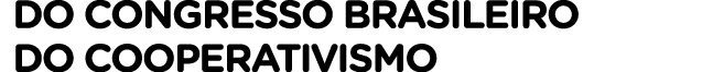 do Congresso Brasileiro do cooperativismo