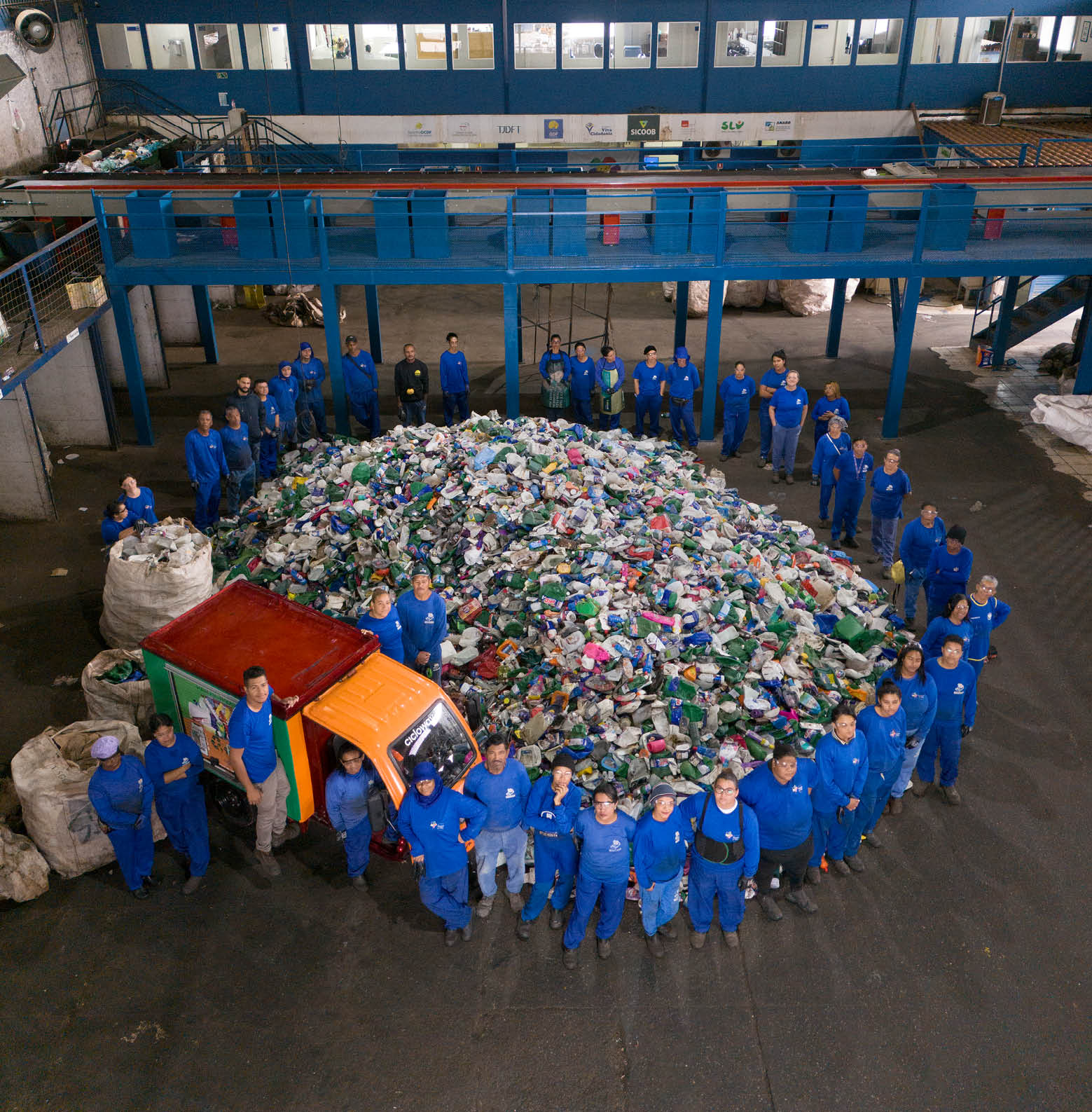 Brasilia_DF, 24 de junho 2025   OCB - Retratos por um mundo melhor  Na imagem, a cooperativa Recicle a vida  Imagem: Leo Drumond / NITRO