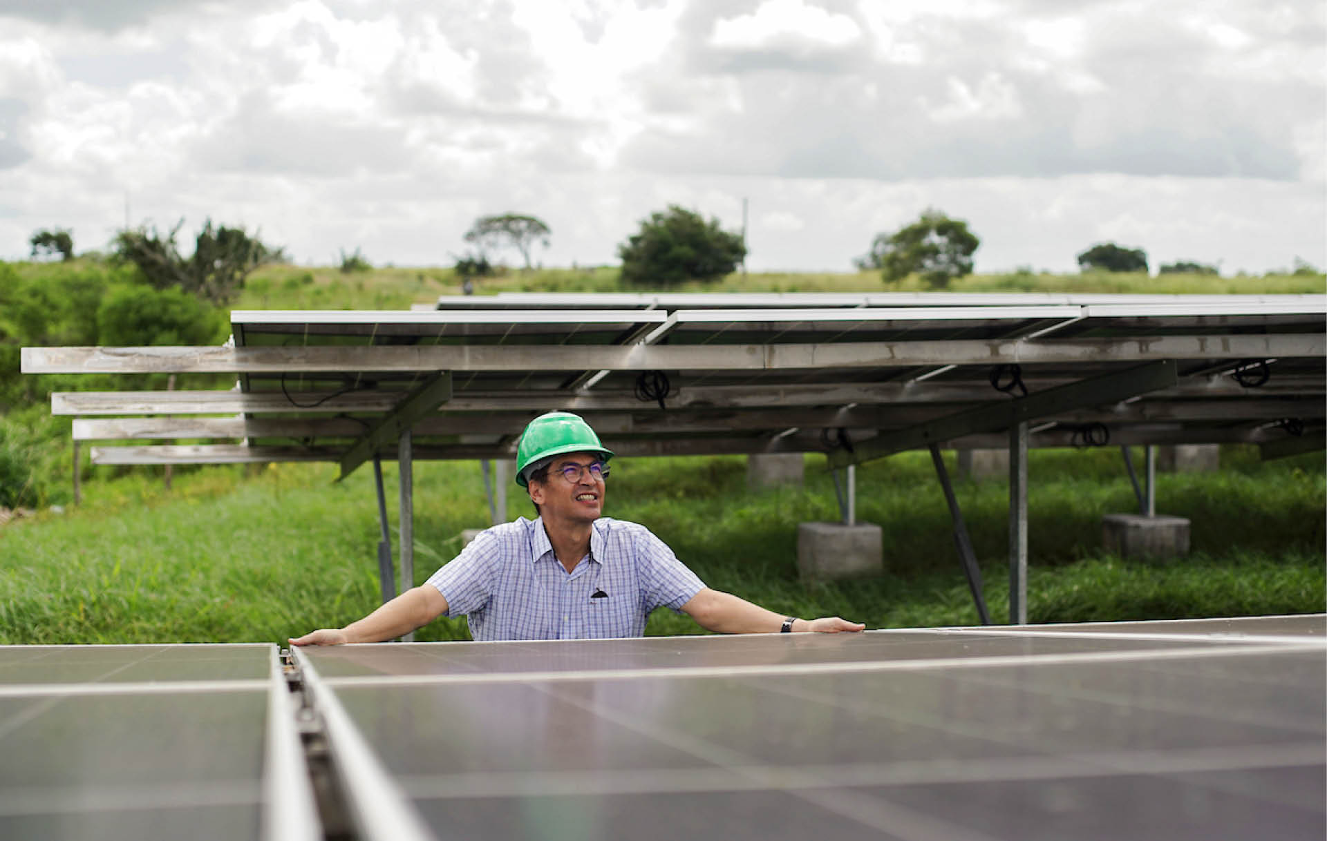 20250605BA - COOPSOLAR - Cooperativa de Energia Solar - Jo o Pessoa/PB - Na foto : Eduardo Br s, Presidente da COOPSOLAR na Usina de Energia Solar