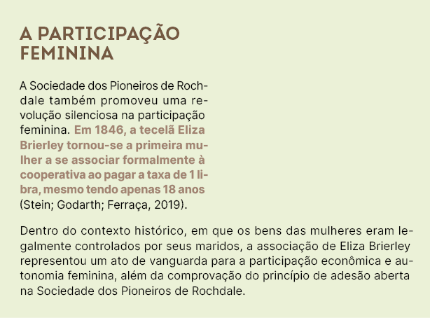 A participa o feminina A Sociedade dos Pioneiros de Roch dale tamb m promoveu uma revolu  o silenciosa na participa ...