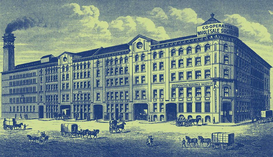 A black and white drawing of a building with a clock tower. Description generated by AI