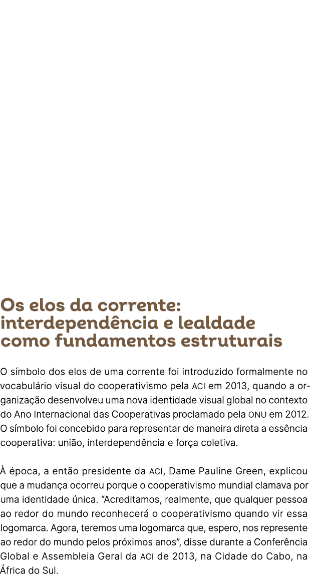 Os elos da corrente: interdepend ncia e lealdade como fundamentos estruturais O s mbolo dos elos de uma corrente foi ...