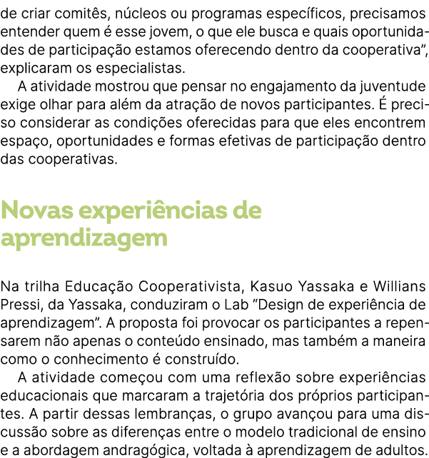 de criar comit s, n cleos ou programas espec ficos, precisamos entender quem  esse jovem, o que ele busca e quais op...