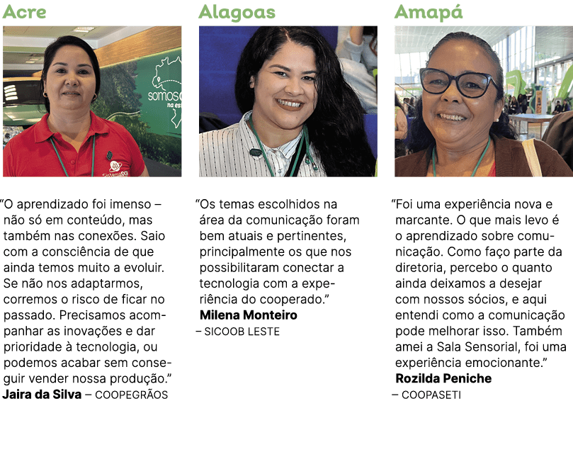 Acre ￼ “O aprendizado foi imenso – n o s em conte do, mas tamb m nas conex es. Saio com a consci ncia de que ainda t...