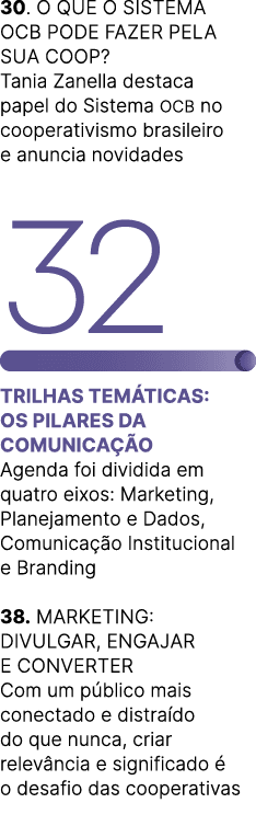 30. O que o Sistema OCB pode fazer pela sua coop? Tania Zanella destaca papel do Sistema OCB no cooperativismo brasil...