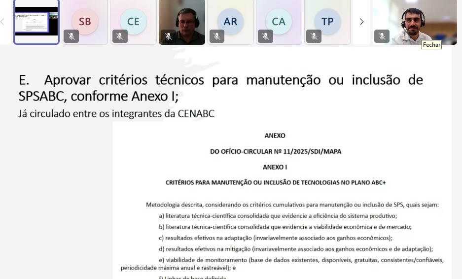 Sistema OCB destaca papel das cooperativas na III Reunião da CENABC