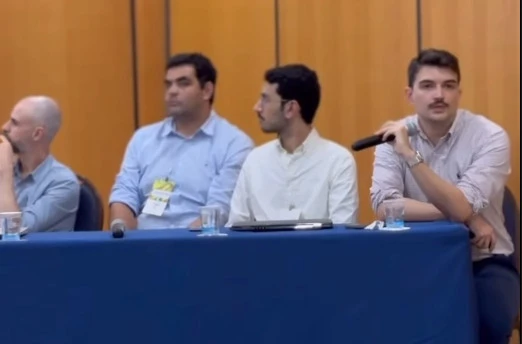 Arthur Nery apresentou dados do  cooperativismo no encontro