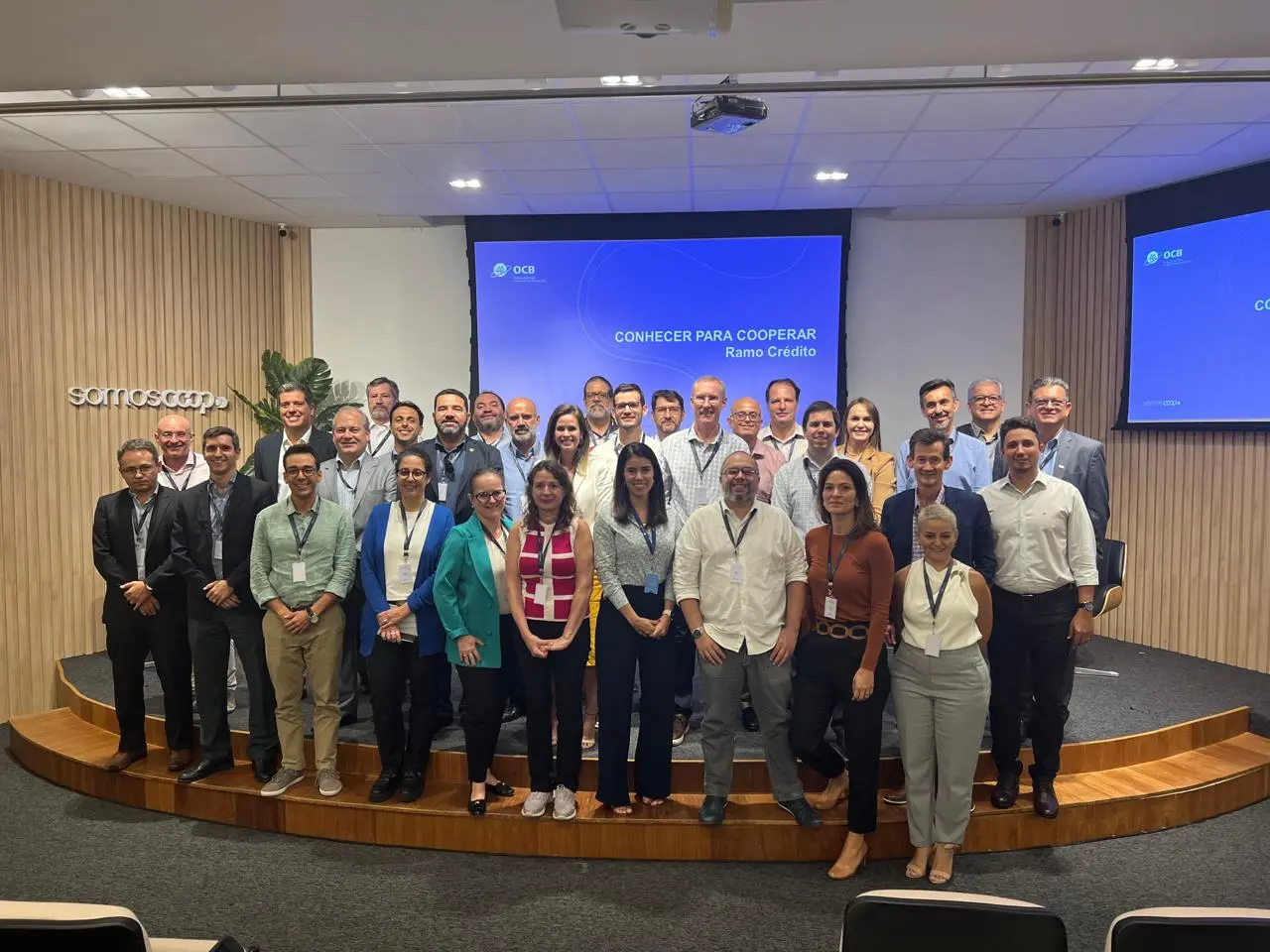 Integrantes do evento Conhecer para Cooperar