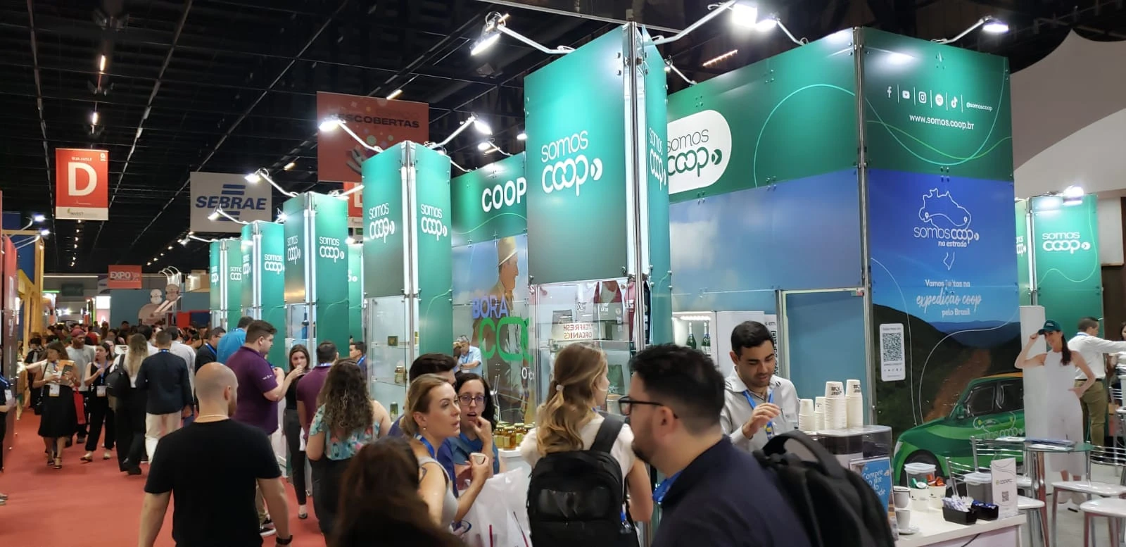 Coordenação de Negócios realizou reuniões coletivas e preparou as coops para divulgar produtos expostos na feira