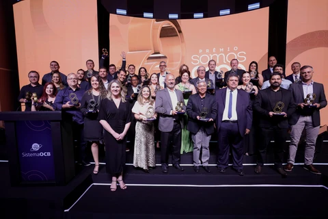 Revelados os vencedores do  Prêmio SomosCoop Melhores do Ano 2024